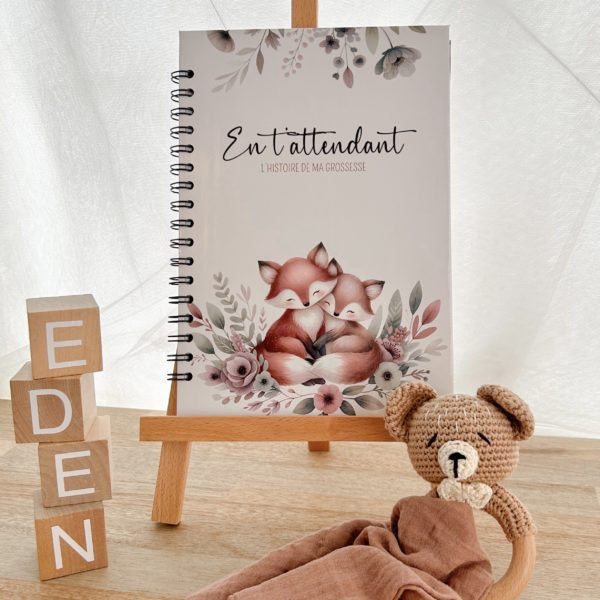 Livre de grossesse "Doux Renard"