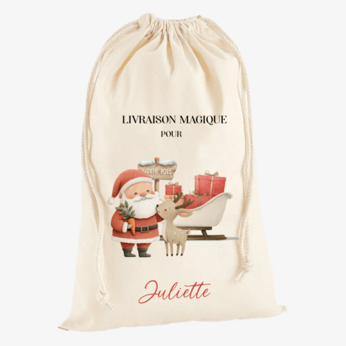 Hotte de Noël "Santa Claus"