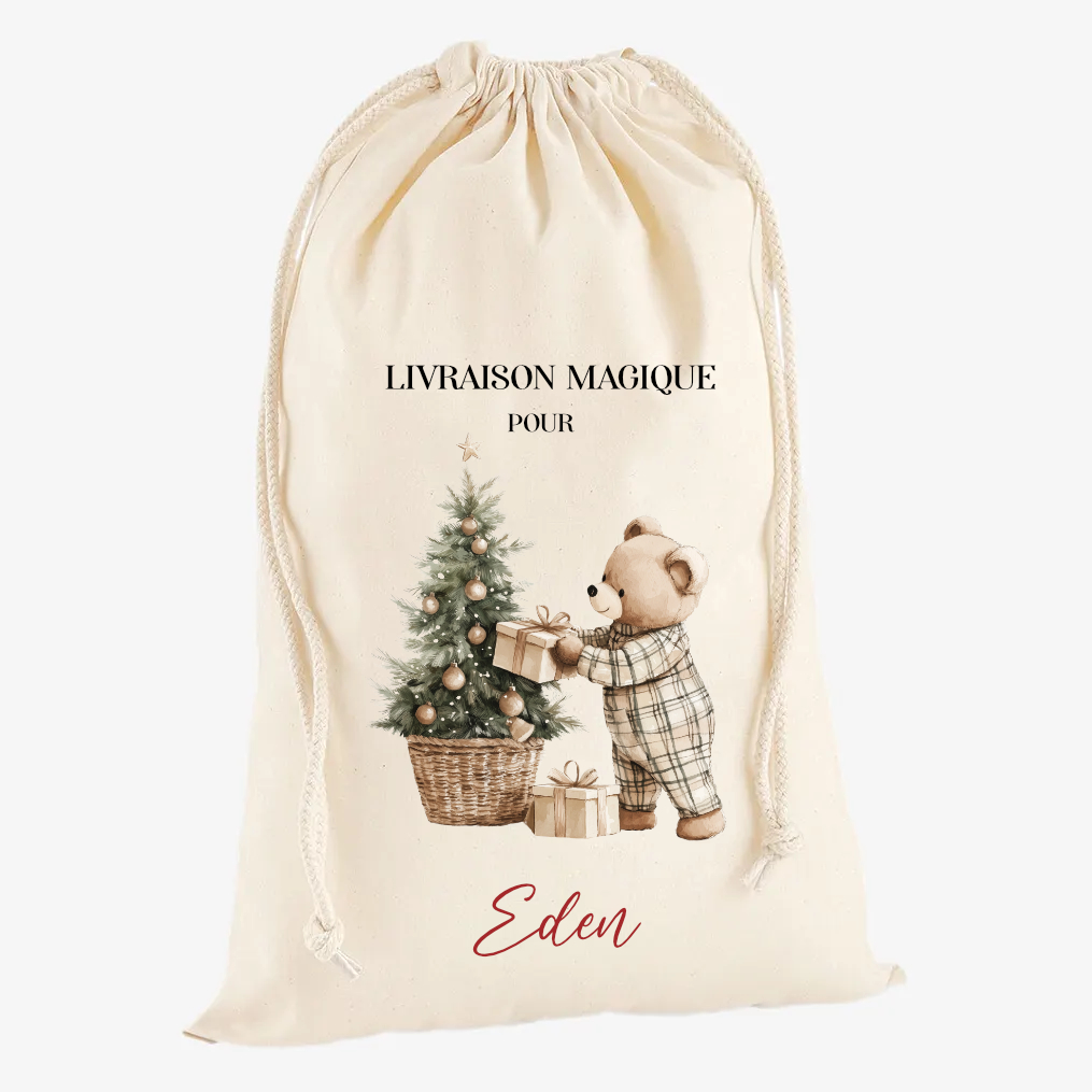 Hotte de Noël "Ourson" – Image 2