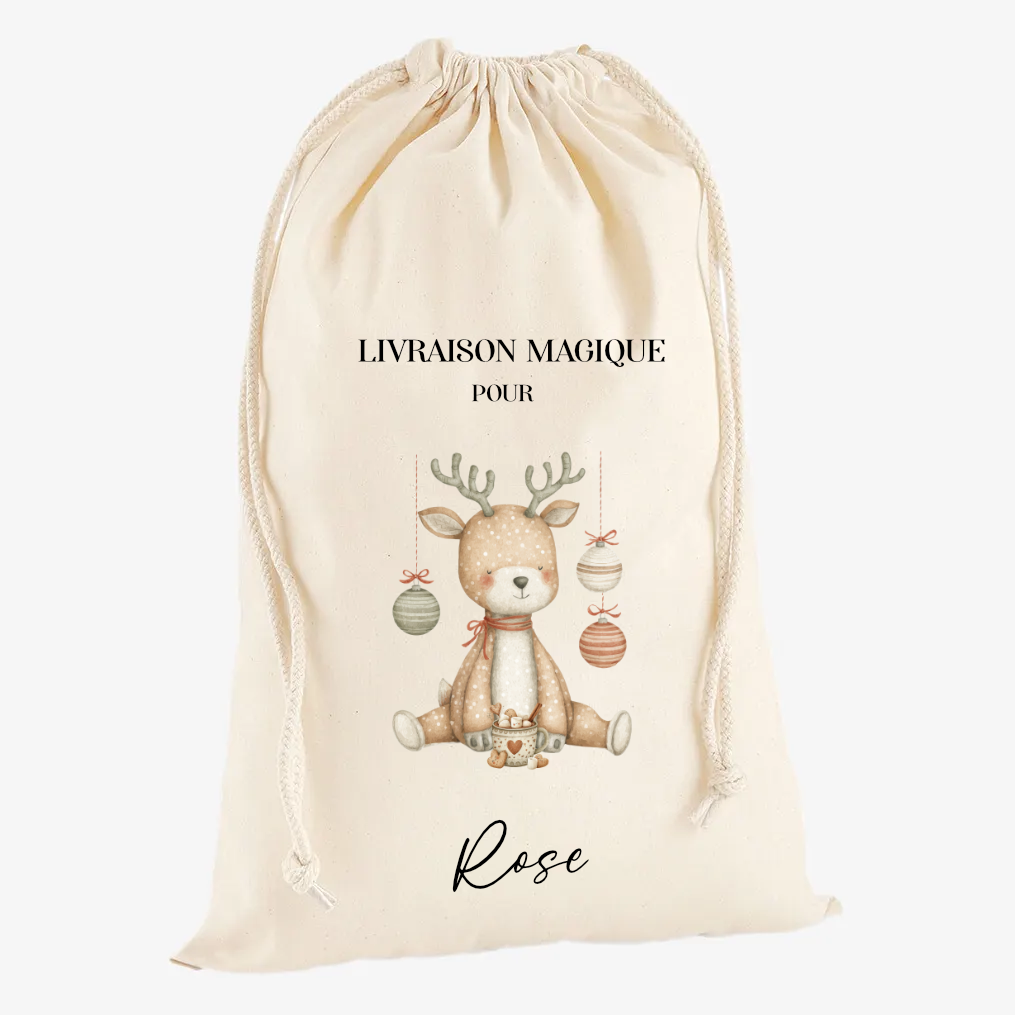 Hotte de Noël "Renne de Noël" – Image 2