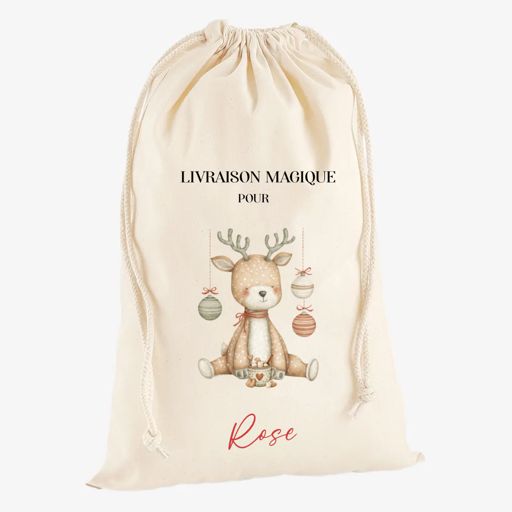 Hotte de Noël "Renne de Noël" – Image 3